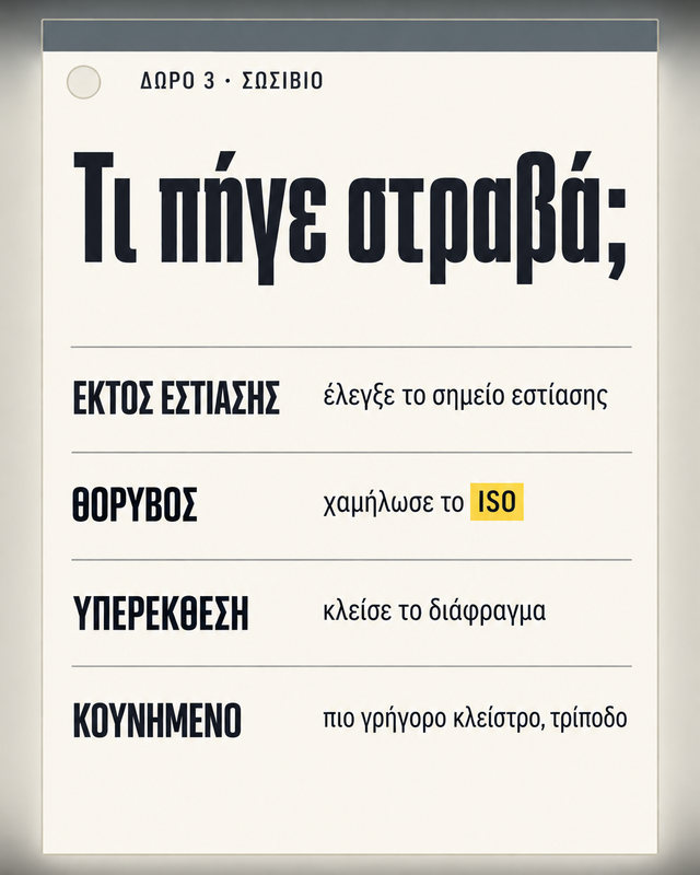 Σωσίβιο: εκτός εστίασης, θόρυβος, υπερεκτεθειμένο, κουνημένο
